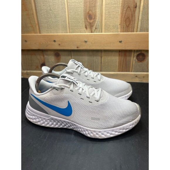 Nike Revolution 5 Extra Wide Photon Dust Photo Blue Running Shoes Size 8.5 - Picture 1 of 9